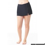 Love My Curves Women’s Plus Size Black Side-Slit Skirted Bikini Bathing Suit Bottom Tummy Control Design | Swim Bottoms Only  B079DH7RH4